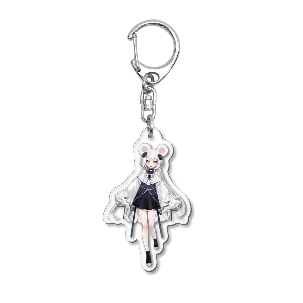 はくあの白愛 Acrylic Key Chain