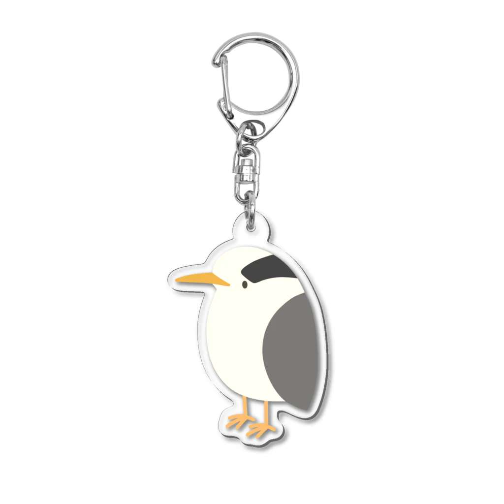 ふわりさんのアオサギさん Acrylic Key Chain