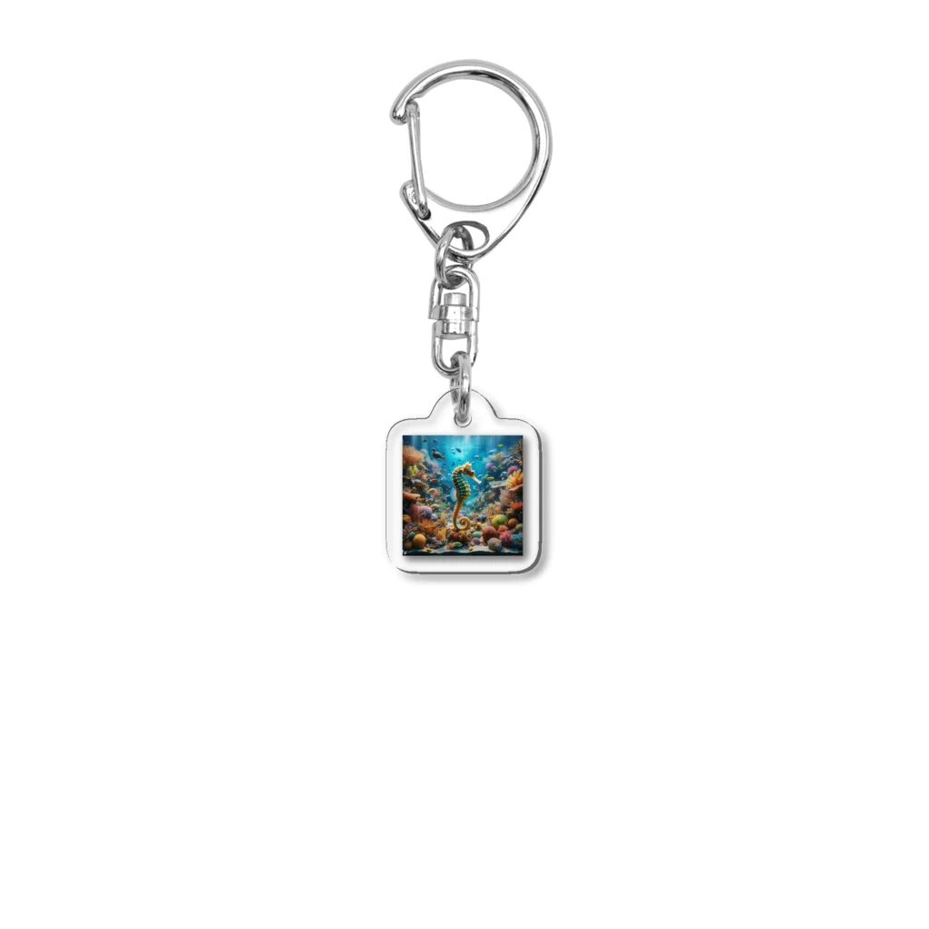 BOULEVARDのタツノオトシゴくん Acrylic Key Chain