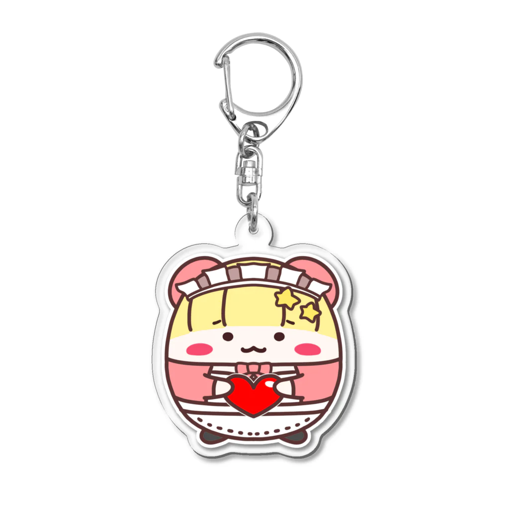 ひなこ婆ちゃんのぽよひな Acrylic Key Chain