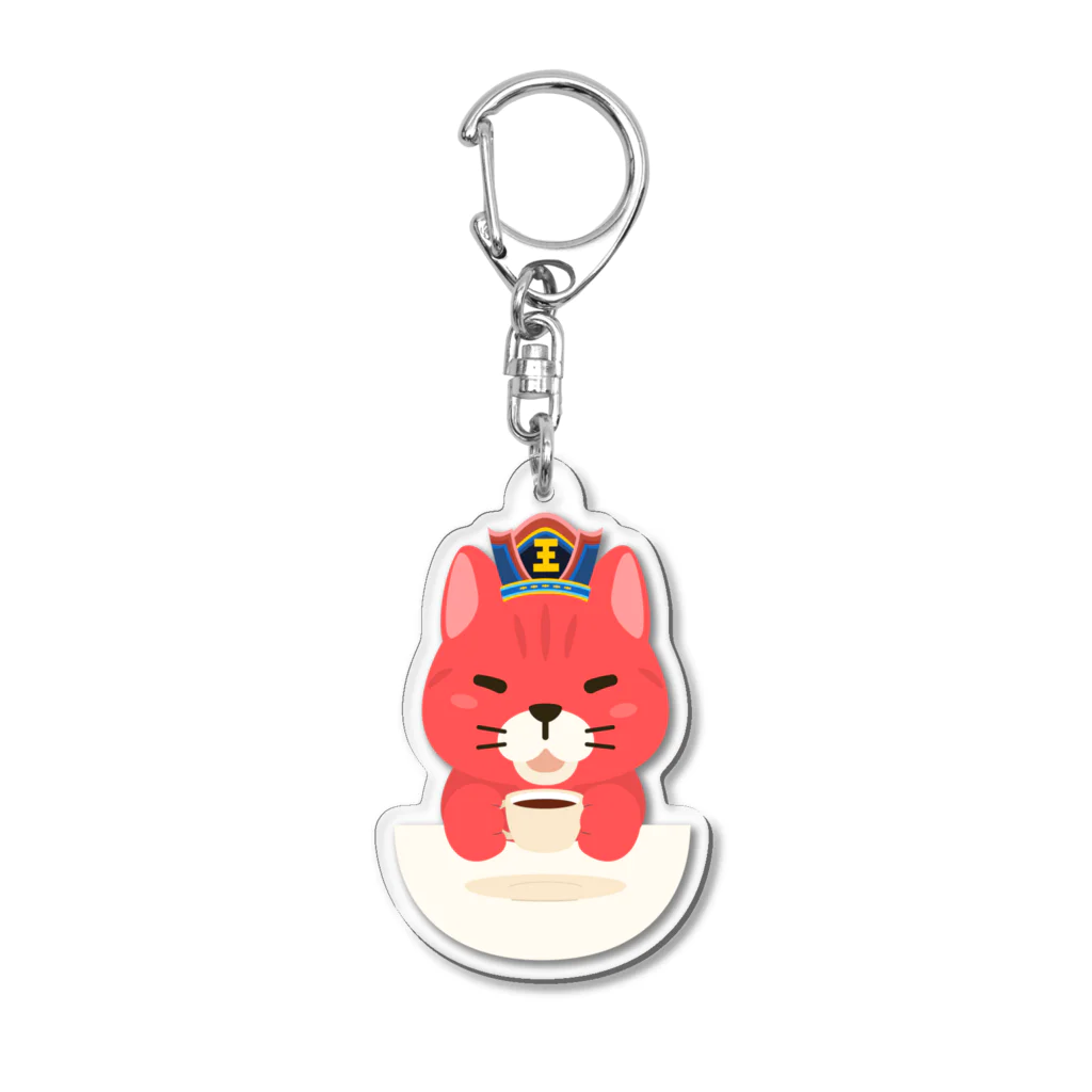 chi-bitの閻魔様にゃらぬエンニャ様 Acrylic Key Chain