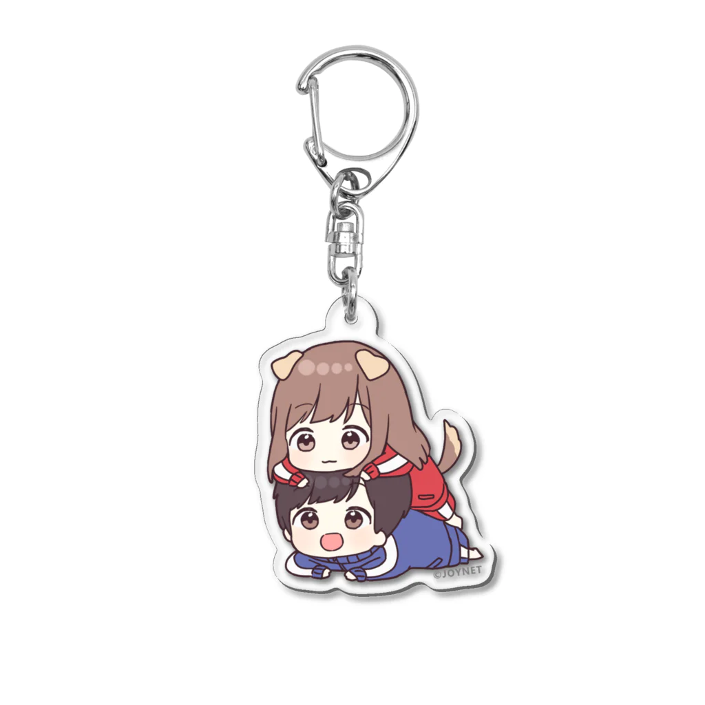 JOYNET STOREのジャージちゃん「のっかり」 Acrylic Key Chain