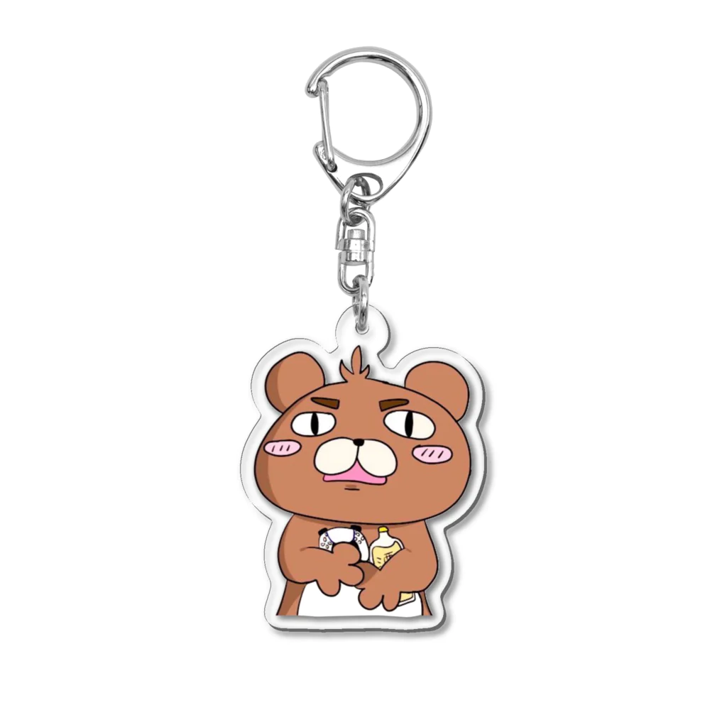 ふじおかのくまのふじおか君 Acrylic Key Chain