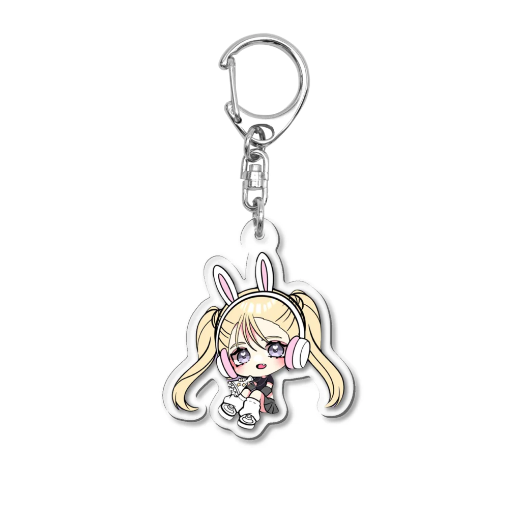 ☪︎ 𝒉 𝒊 𝒊 -ﾁｲ-@ASMRギャルのちびGALASMR Acrylic Key Chain