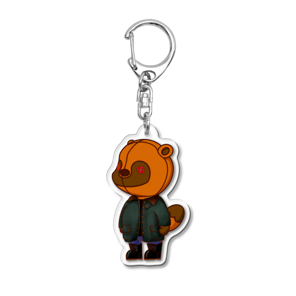 annetmiiのトラタヌ Jacket Acrylic Key Chain