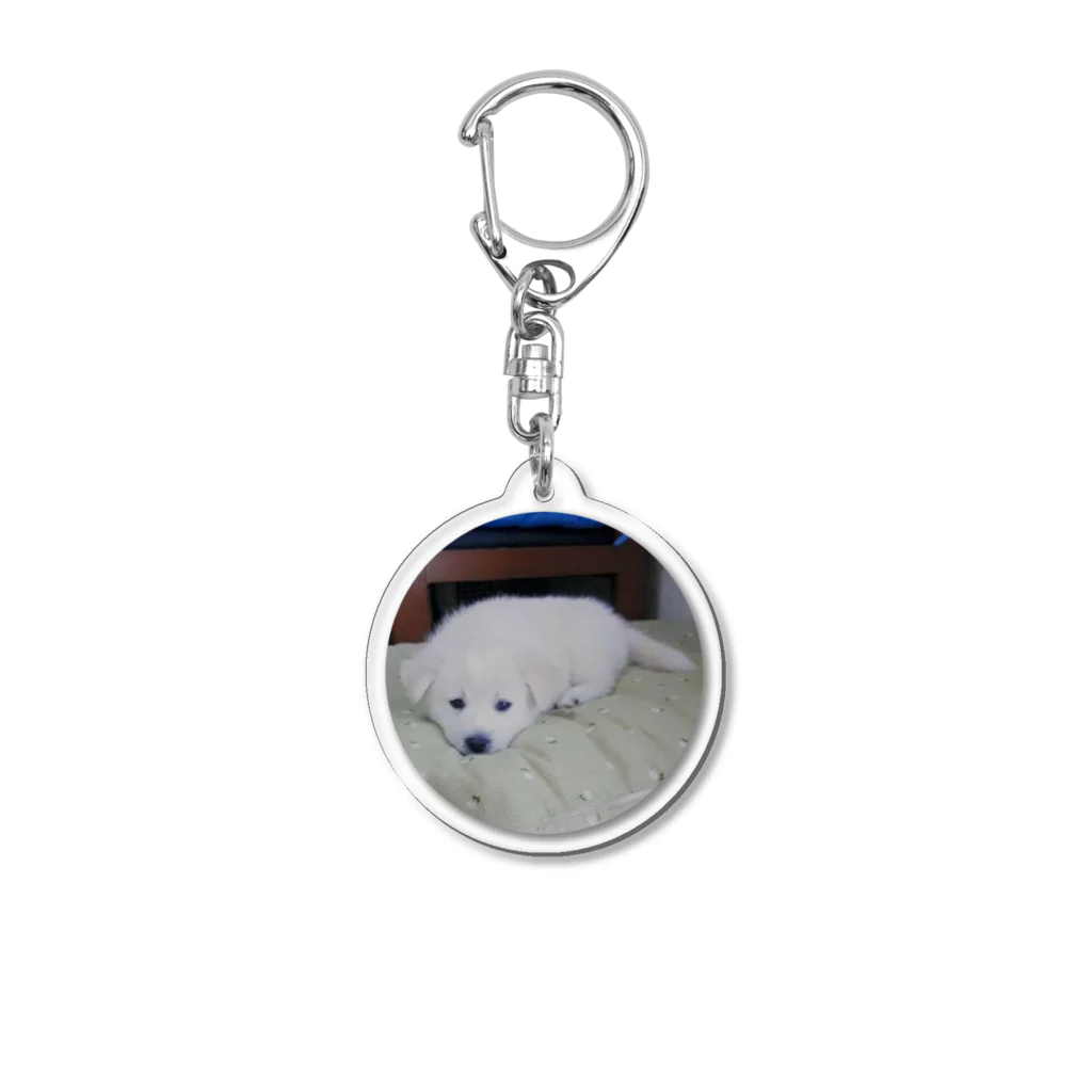 yotsuba-1207の仔犬のレオン Acrylic Key Chain