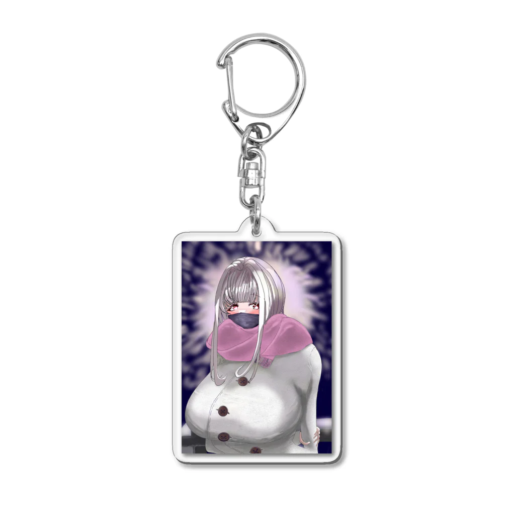 星乃荊サクの冬花火 Acrylic Key Chain