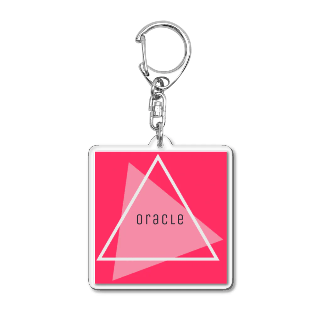 FRENCHIEのピンクなoracle Acrylic Key Chain