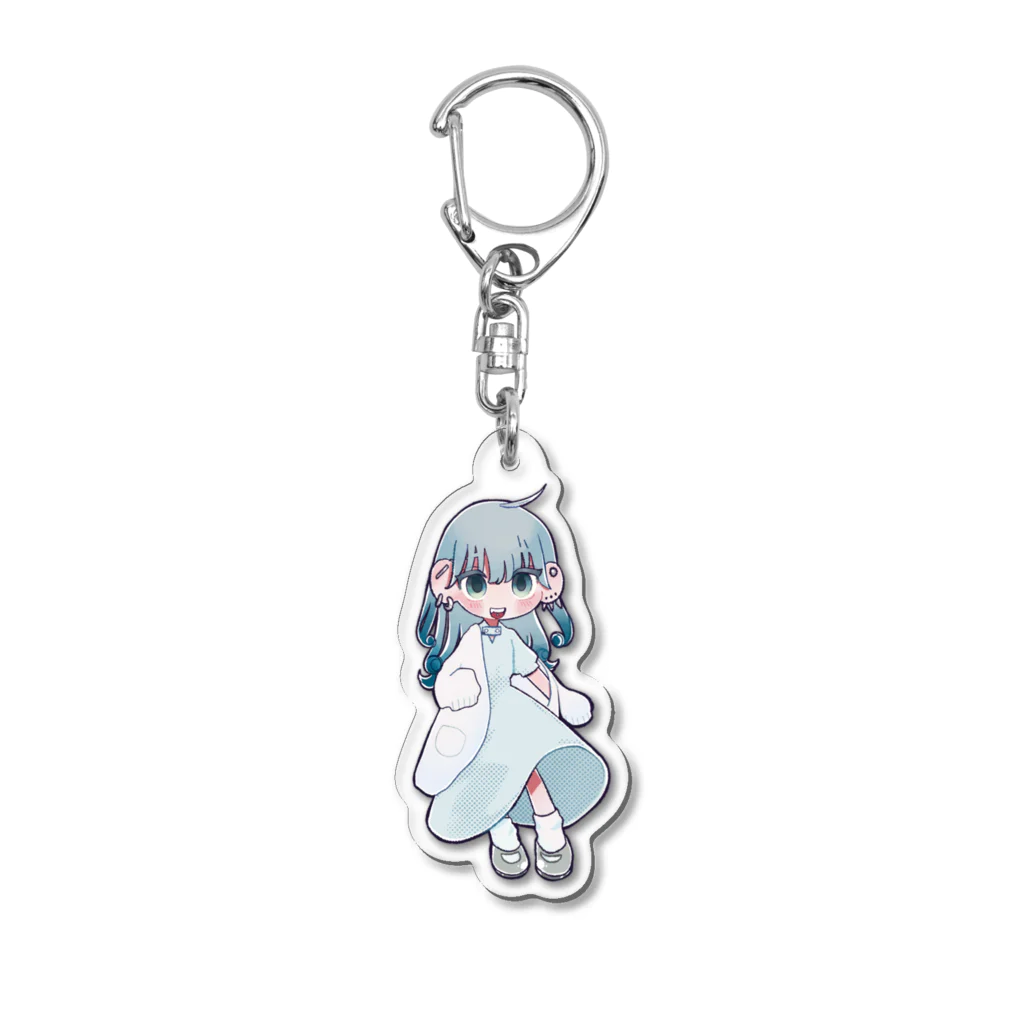 露天風呂付客室のさめさん Acrylic Key Chain