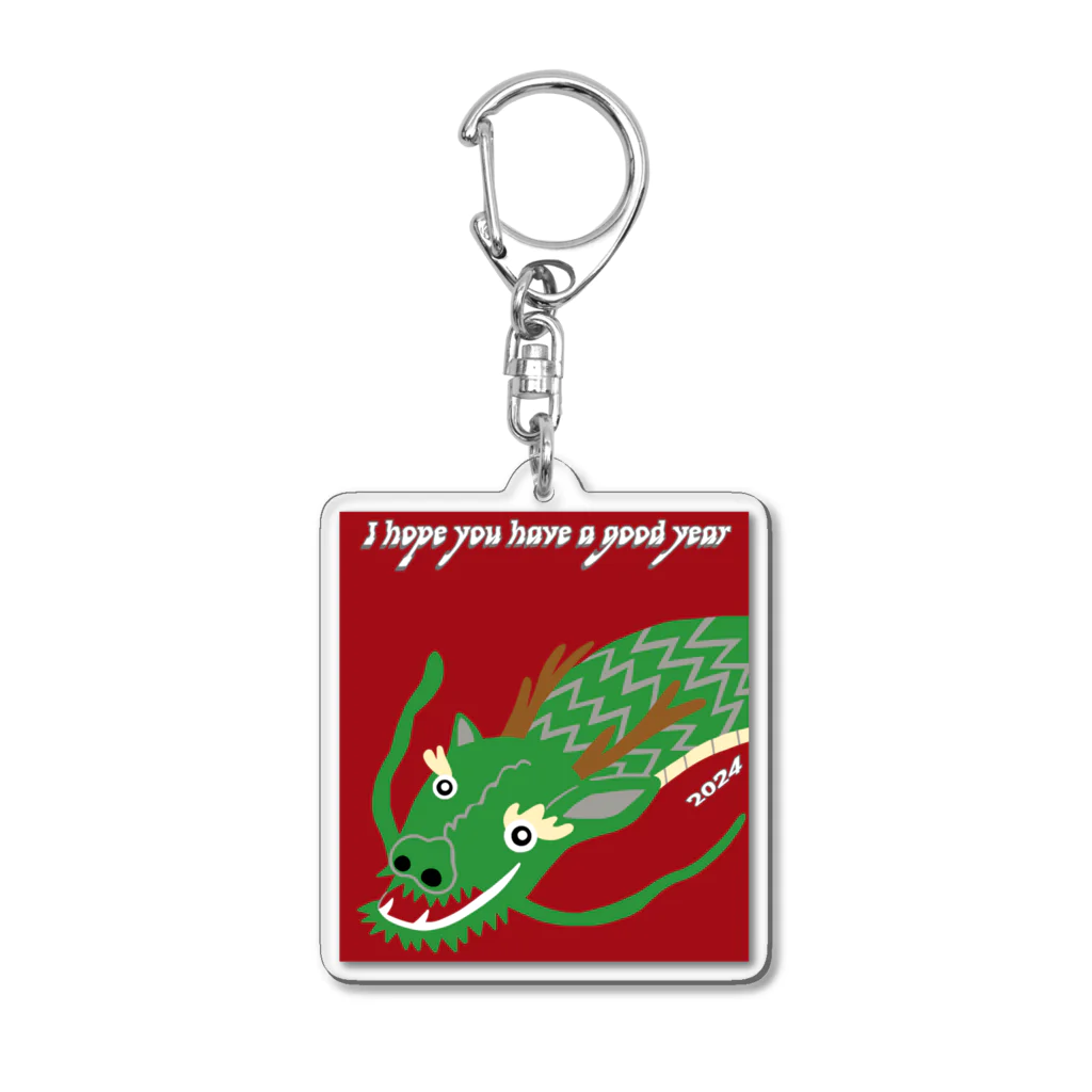 aiueoneko358のDragon2024 Acrylic Key Chain