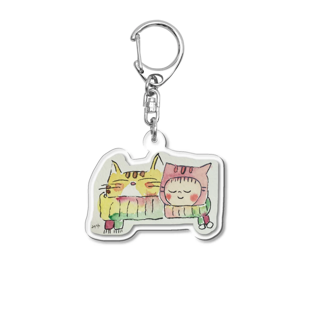 みゆ左衛門のほんわかしよう Acrylic Key Chain