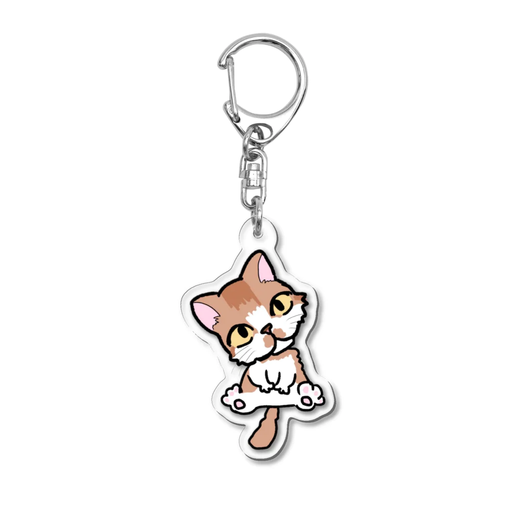 hogokeの保護猫はるか イラスト Acrylic Key Chain