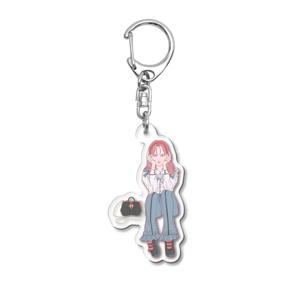 ひょーかのかわいこぶりっこ Acrylic Key Chain