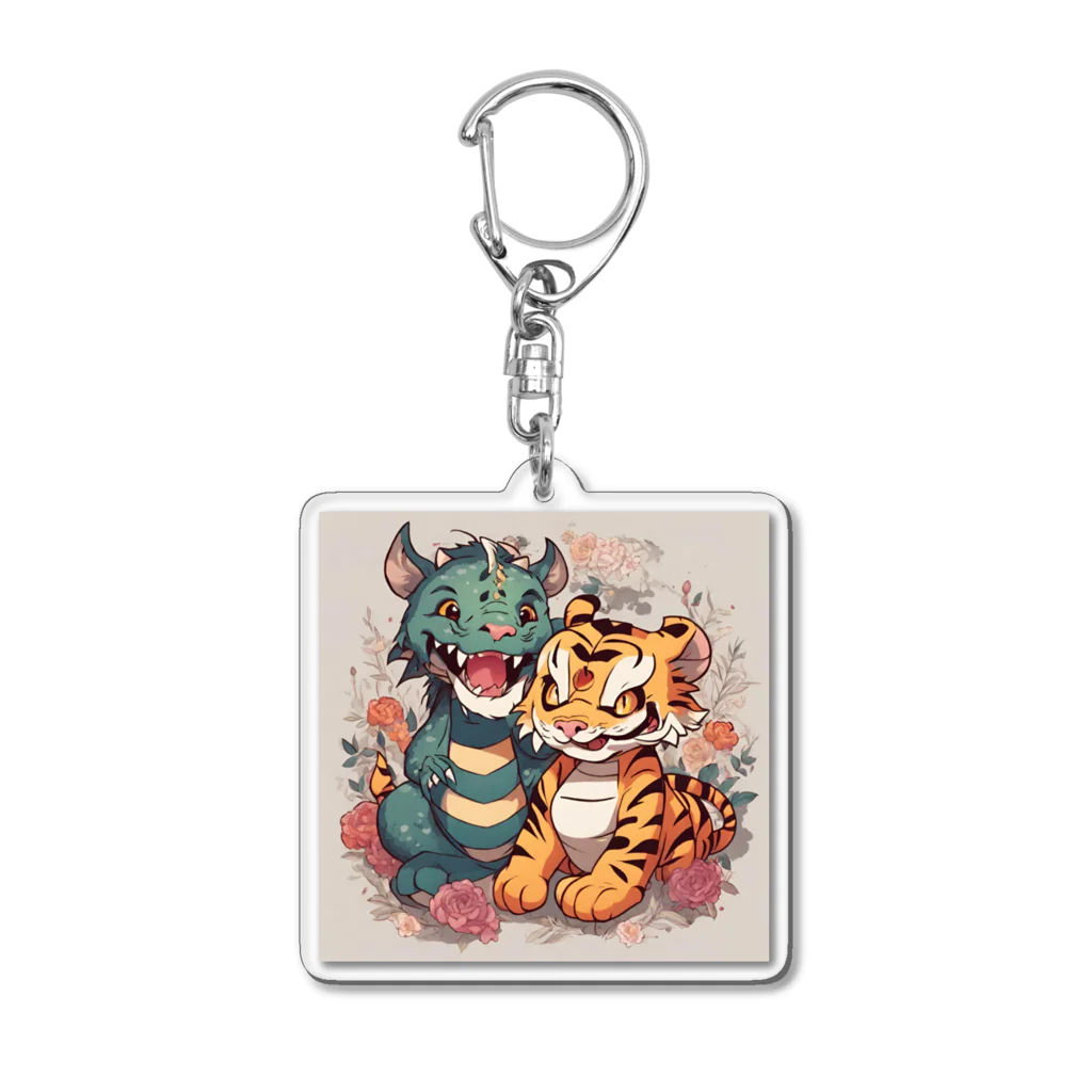 enryuu'sCLUBのPrettywithタイガー＆ドラゴン Acrylic Key Chain