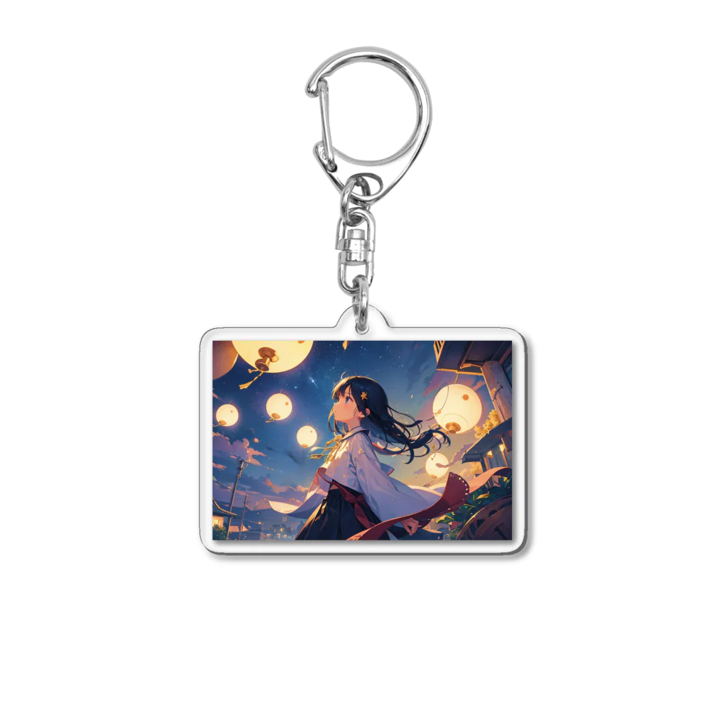 卯月なのかのNew Year’s Journey　〜2024冊目の物語“序章”の旅〜　No.3「Inori」 Acrylic Key Chain