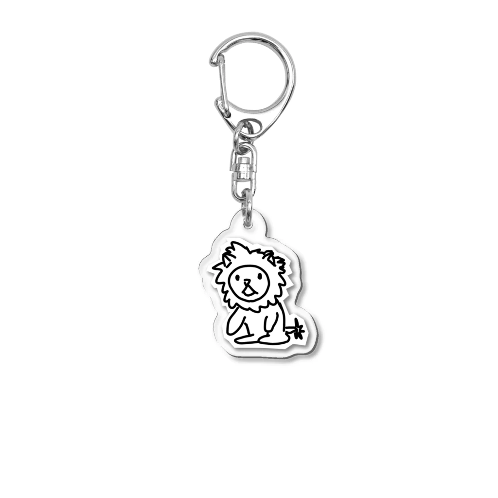 投資入門アニメのライオンキーホルダー Acrylic Key Chain