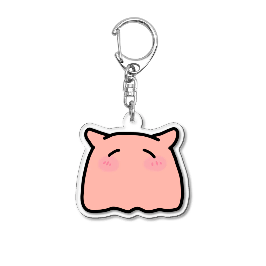 うみうししょっぷのにこにこめんだこさん Acrylic Key Chain