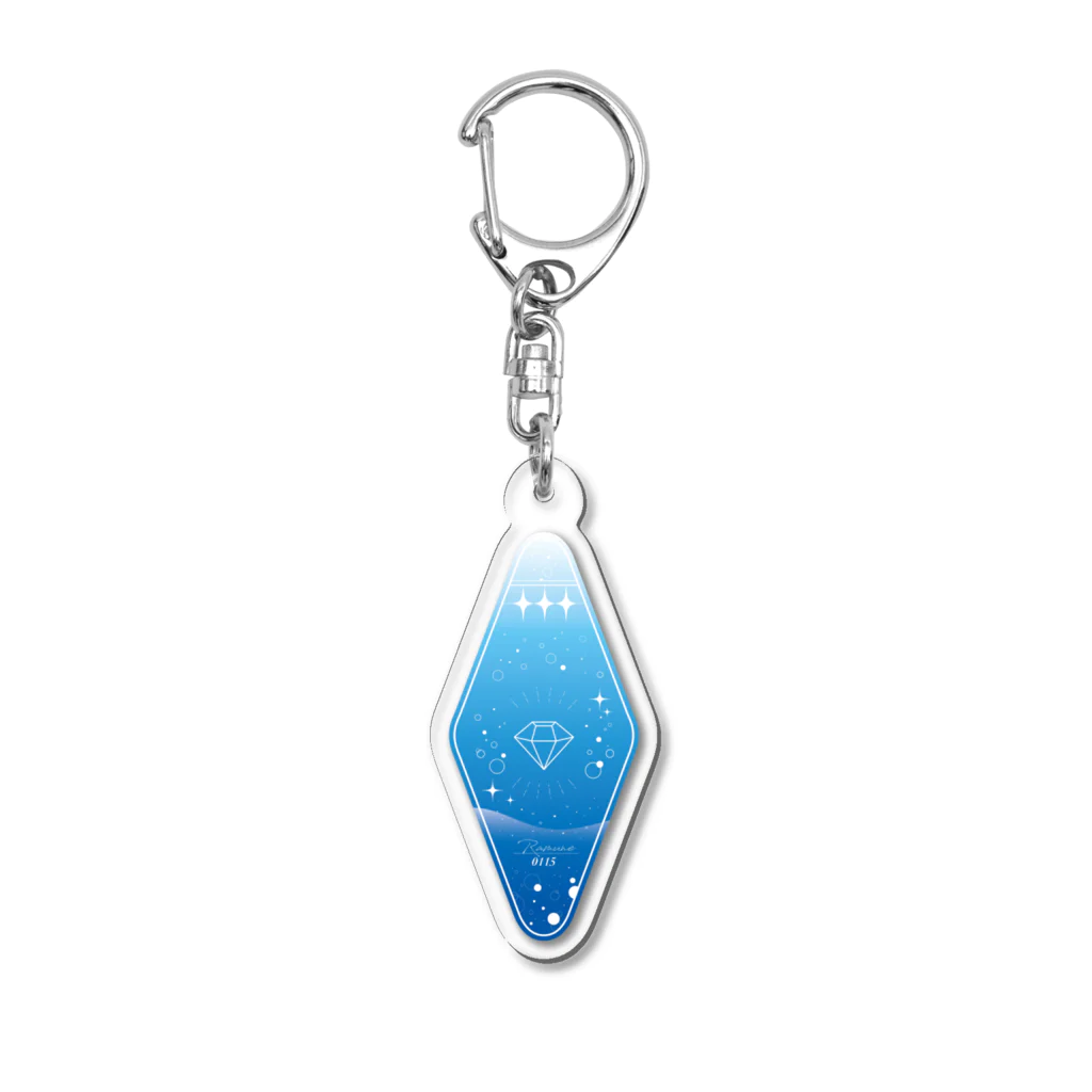 らむねの【初オリジナルグッズ】らむね　モーテルキー風アクリルキーホルダー【活動2周年記念】 Acrylic Key Chain