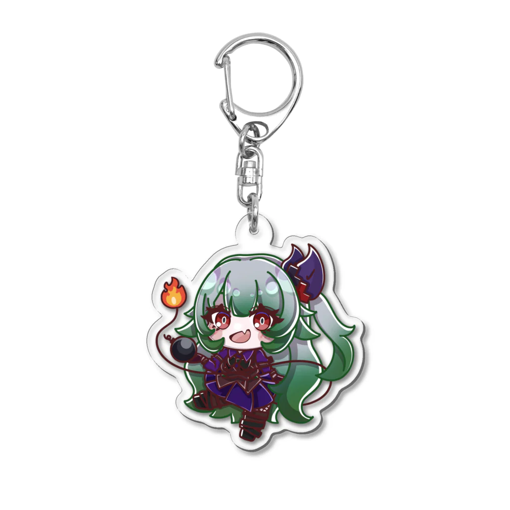 爆月黒蜜の爆月黒蜜 Acrylic Key Chain