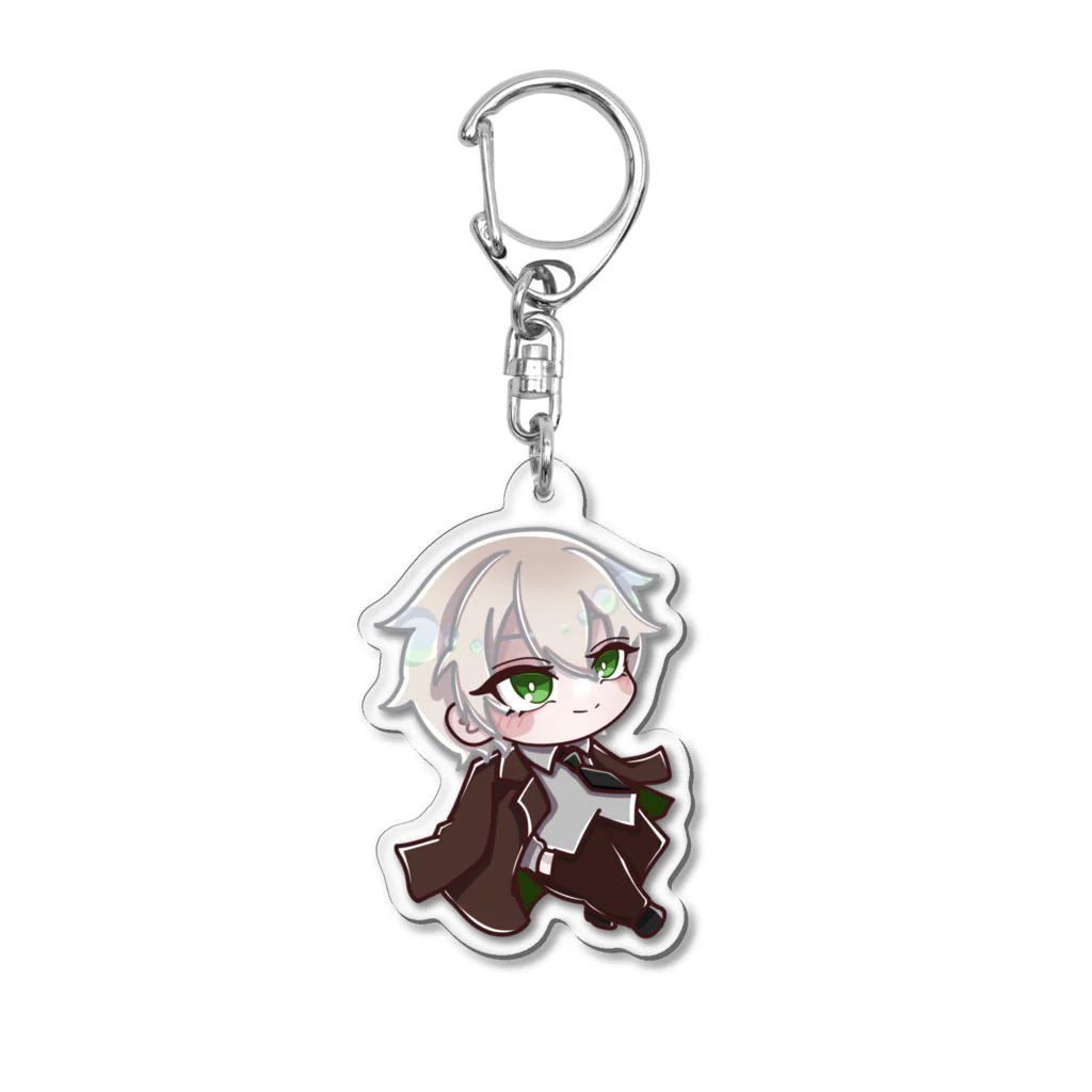 爆月黒蜜のフレスちゃ Acrylic Key Chain