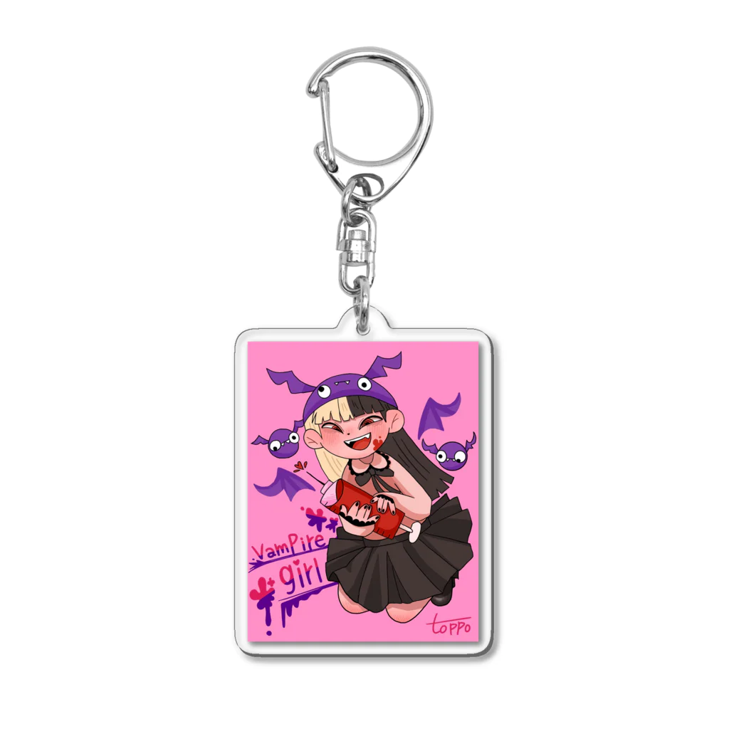 Marten Graffltiの吸血鬼のチュウちゃんシリーズ Acrylic Key Chain