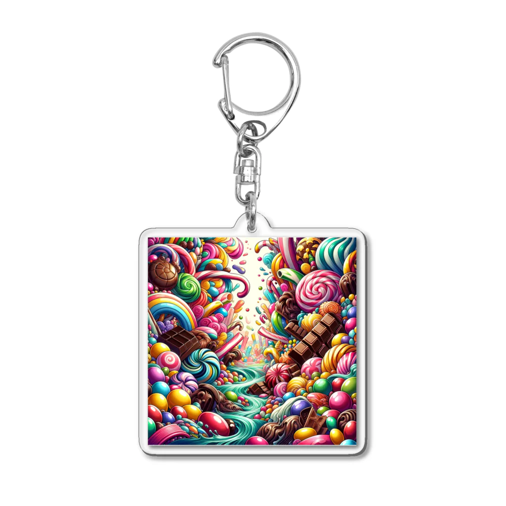 EIMのwelcome to the sweets island!! Acrylic Key Chain