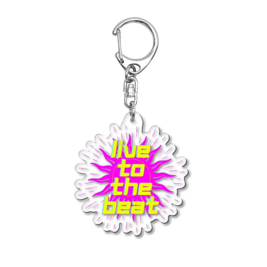 MY.LILILALAのビートに合わせて生きろ Acrylic Key Chain