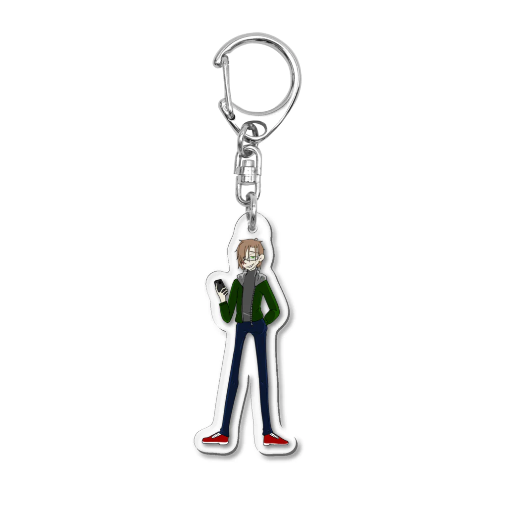 モールス信号(MorseAlphabet)の代理人 Acrylic Key Chain