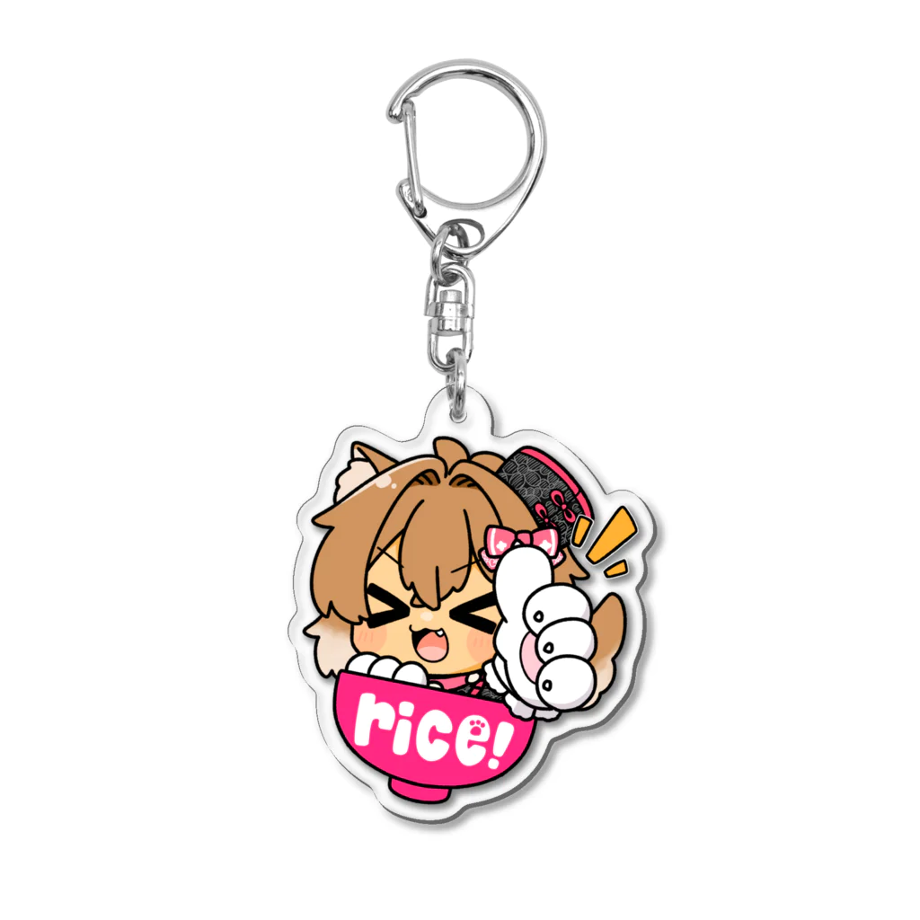 狗柴 犬 -ᴋᴜsʜɪʙᴀ ᴋᴇɴ-のrice！な狗柴 Acrylic Key Chain