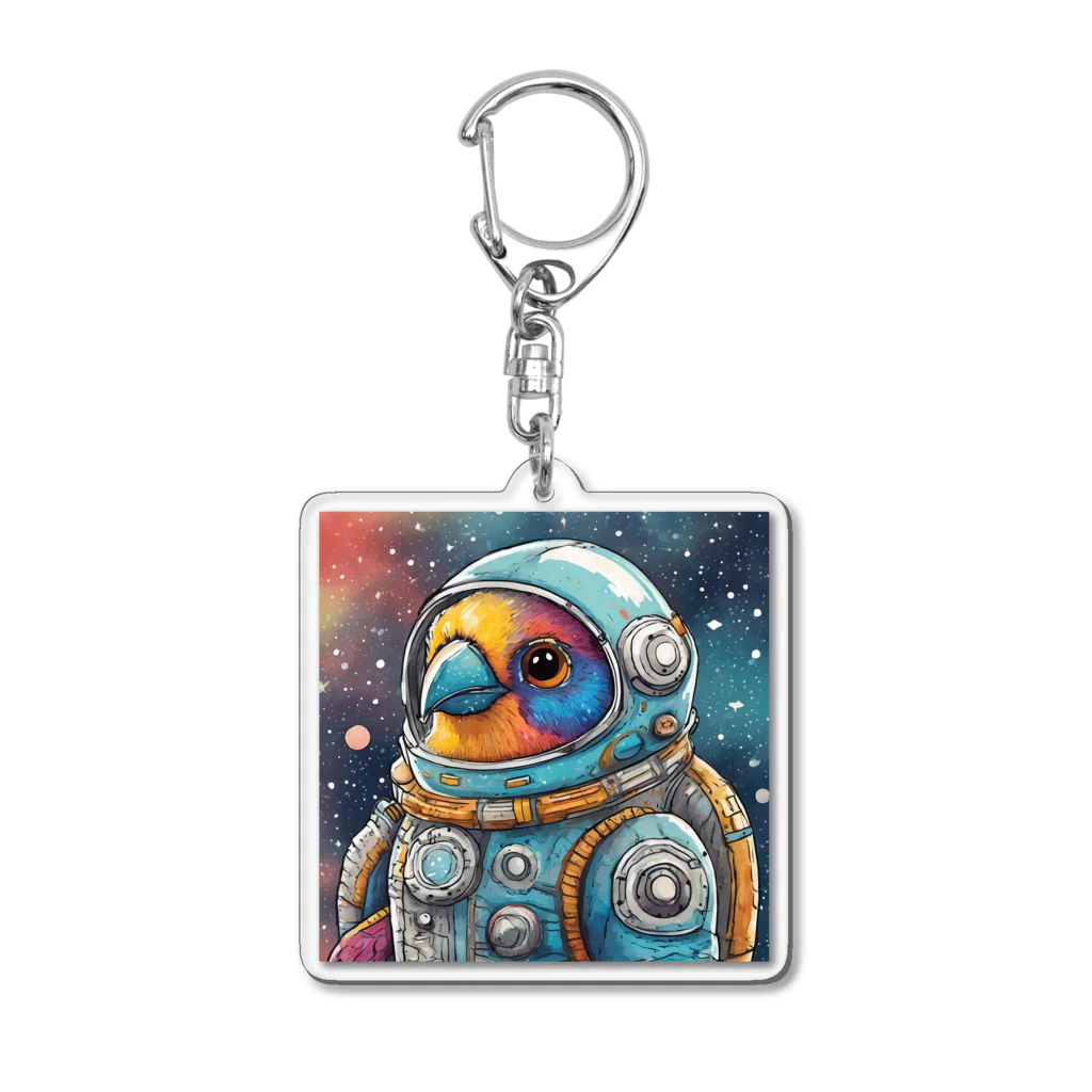 kokoron_のスペースカッコウ Acrylic Key Chain