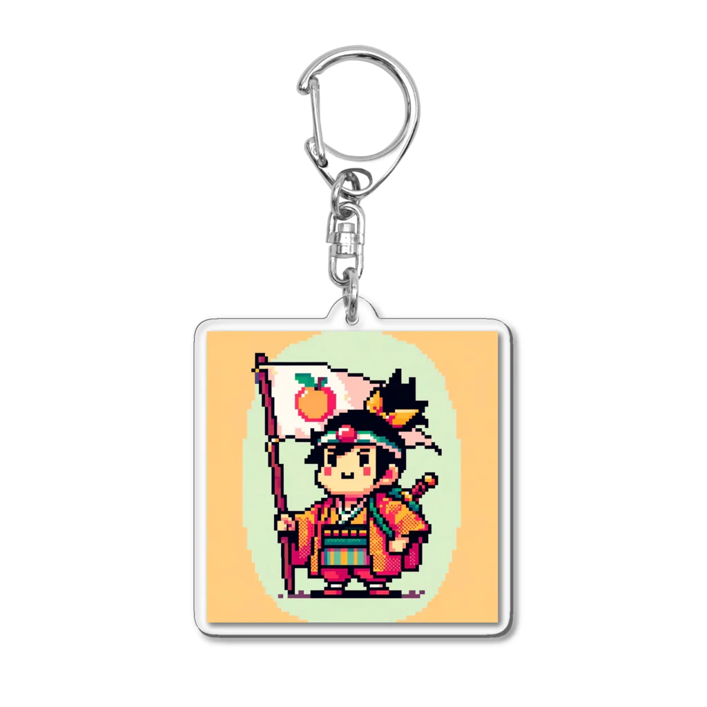 Ai_momotaro_diaryのMOMOTARO8bit Acrylic Key Chain