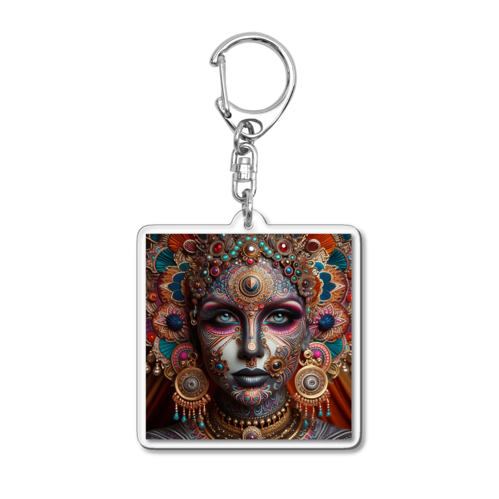 女神🌟曼荼羅のMANDALA MAKEUP Acrylic Key Chain