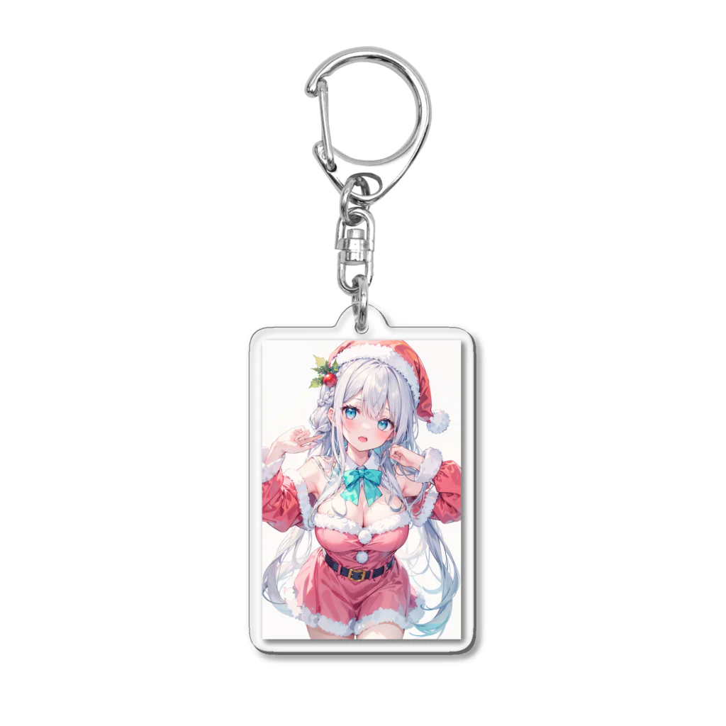 エーアイガールのサンタVanillaちゃん Acrylic Key Chain