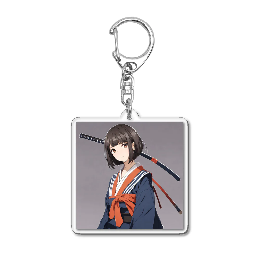 中原ひろふみのSAMURAI女史 Acrylic Key Chain