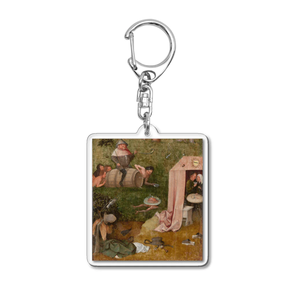 世界美術商店の大食と快楽の寓意 / Allegory of Intemperance Acrylic Key Chain