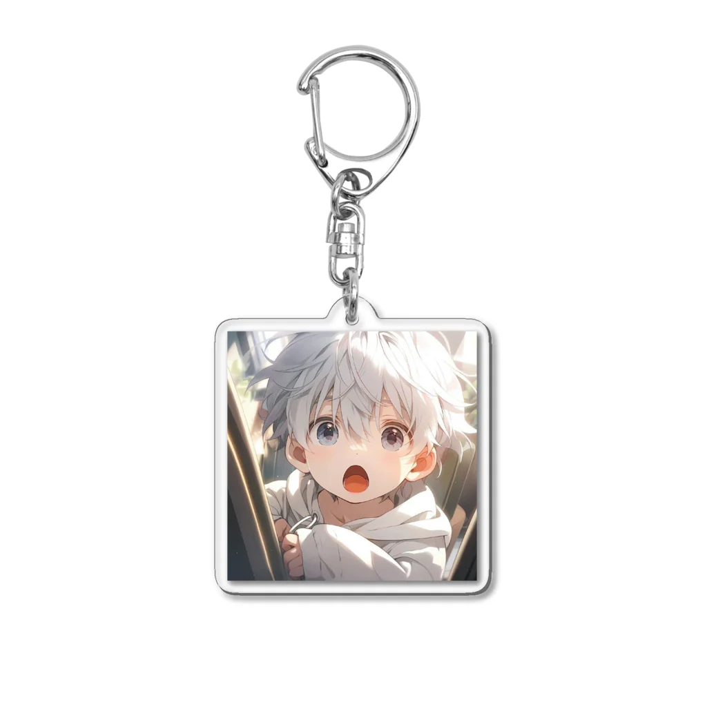 ∬ちゃむまちゃ∬(正月SP荒野の光)のまちゃのイラストグッツ Acrylic Key Chain