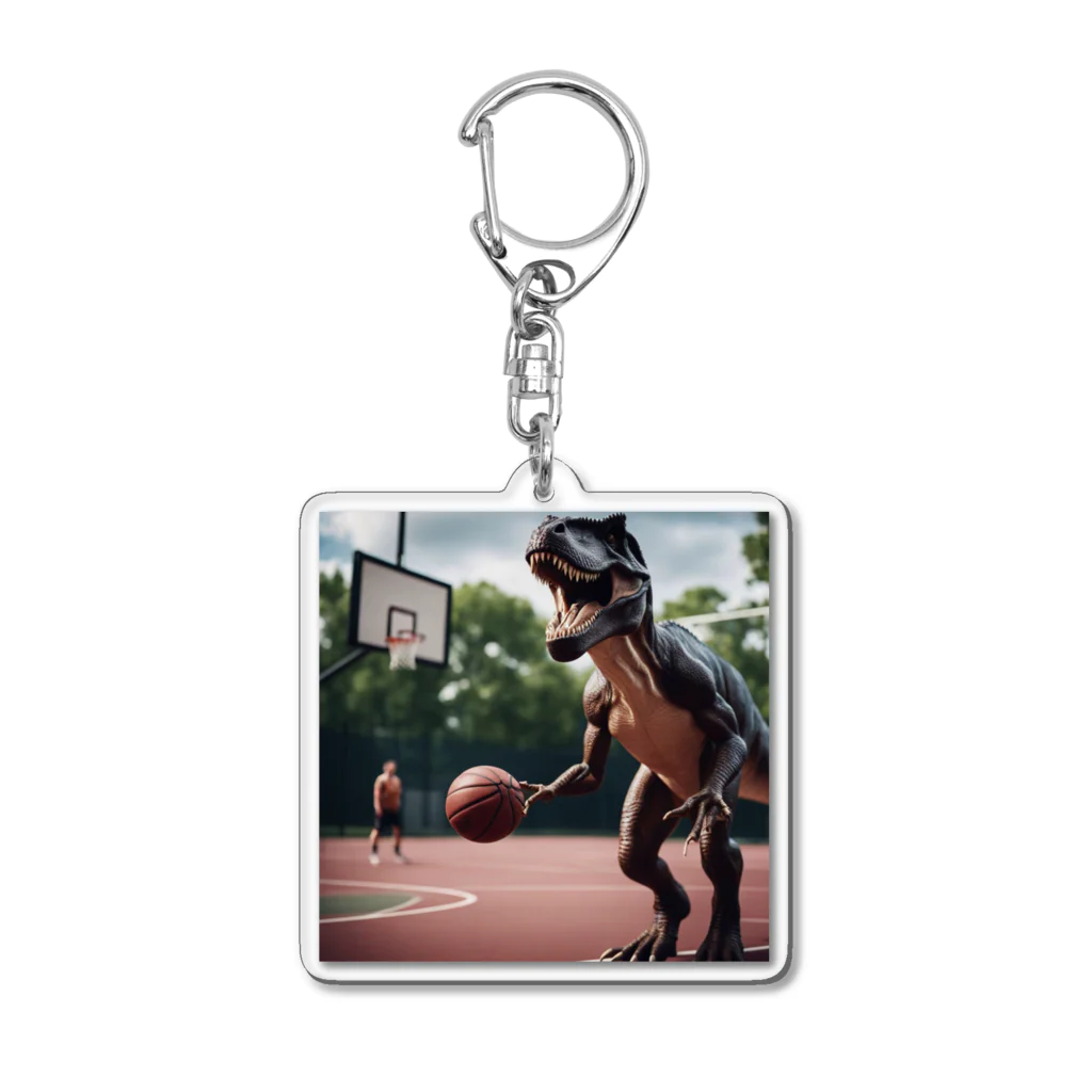 karakentobiuoch43のバスケティラノ Acrylic Key Chain