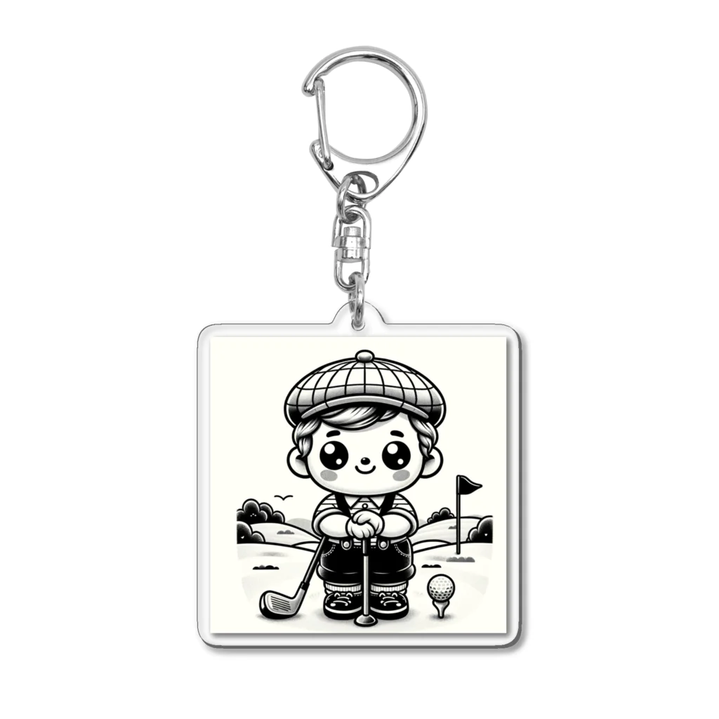 vancx.comの golfboy&girl Acrylic Key Chain