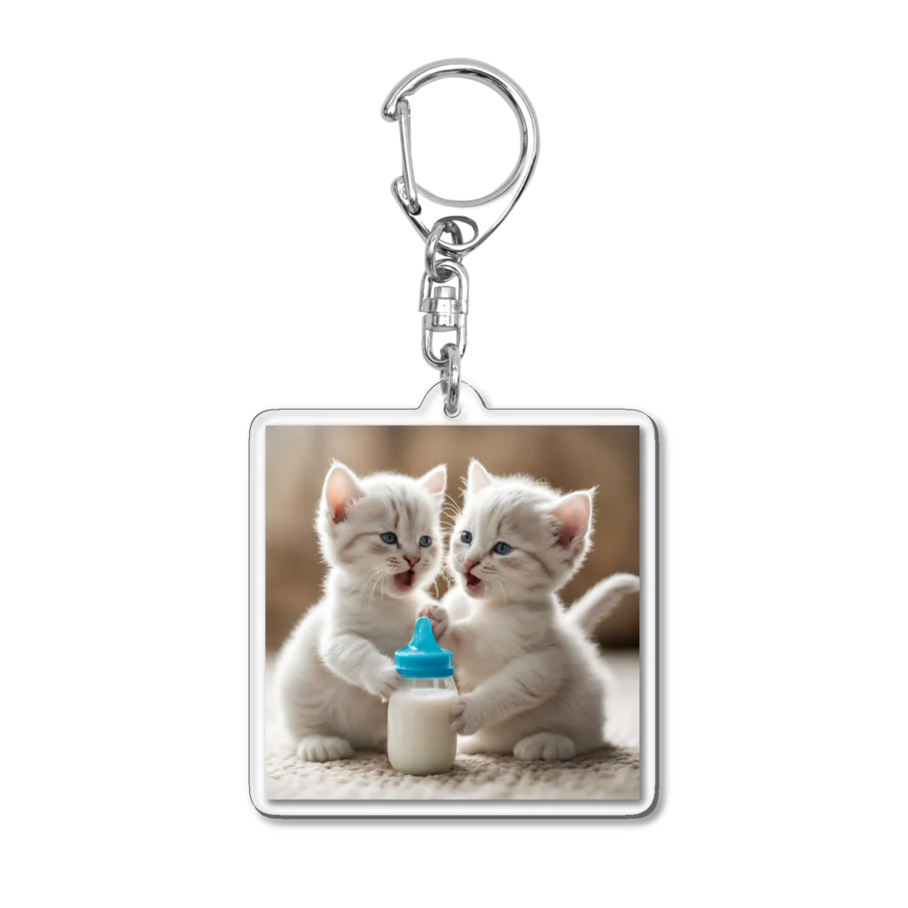 xwd28の双子の子猫 Acrylic Key Chain