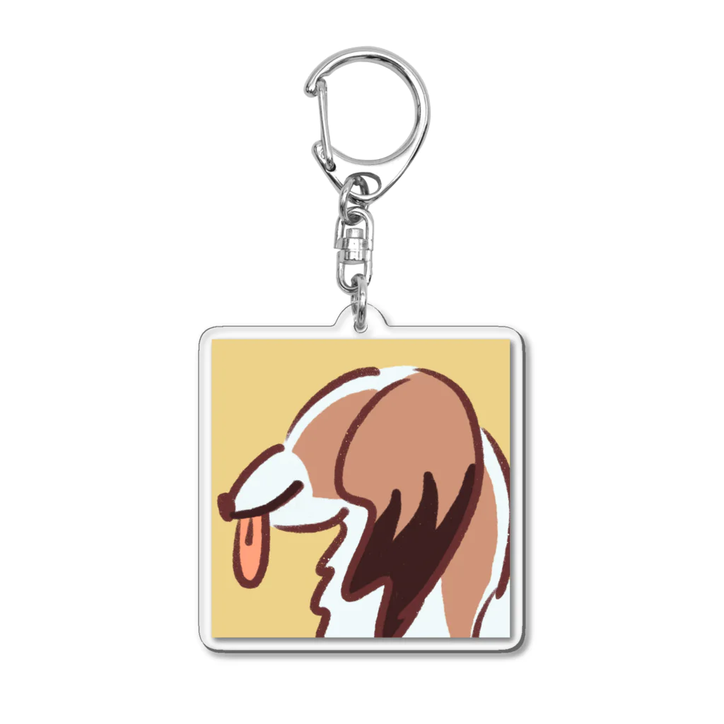 inunoteslaのloveinu Acrylic Key Chain