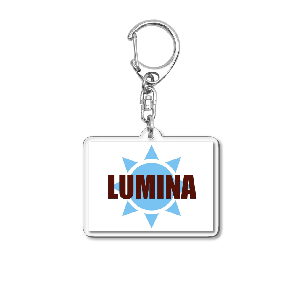 LuminaのLUMINAロゴ(太陽) Acrylic Key Chain