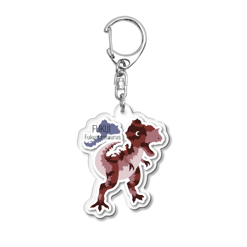 😸 Nike 😼の北陸四県ゆる恐竜シリーズ「Fukuinnosaurus」 Acrylic Key Chain