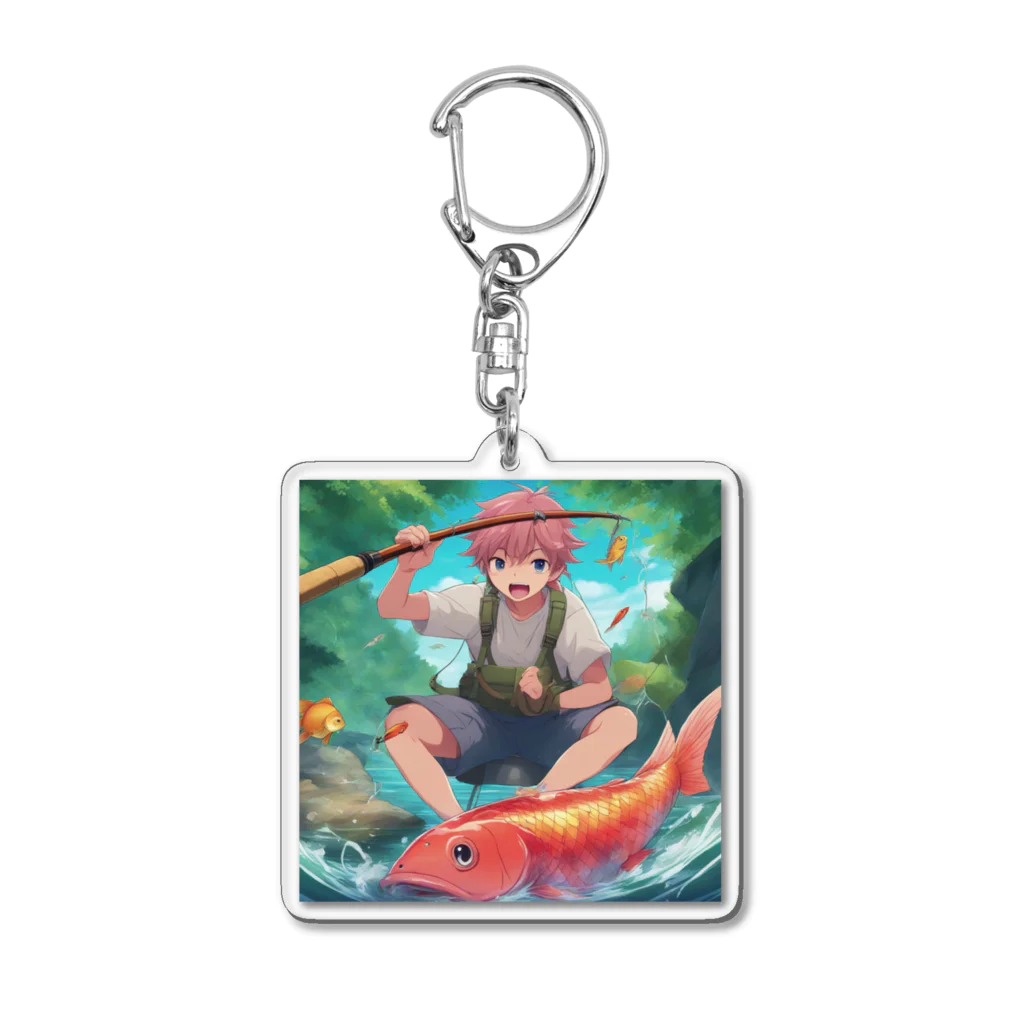 kenbenの釣り好き男子 Acrylic Key Chain