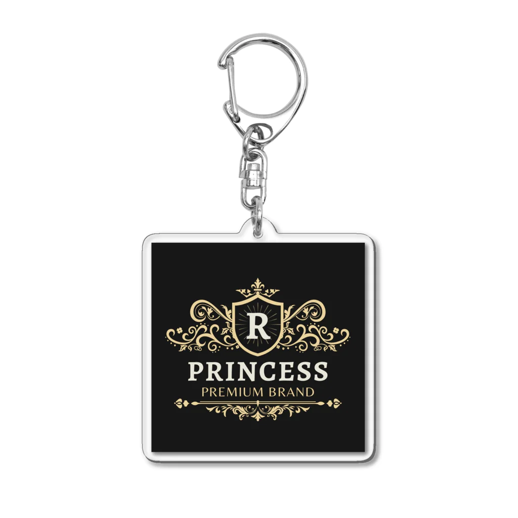 ROYAL Princessのゴージャスロゴブランド Acrylic Key Chain