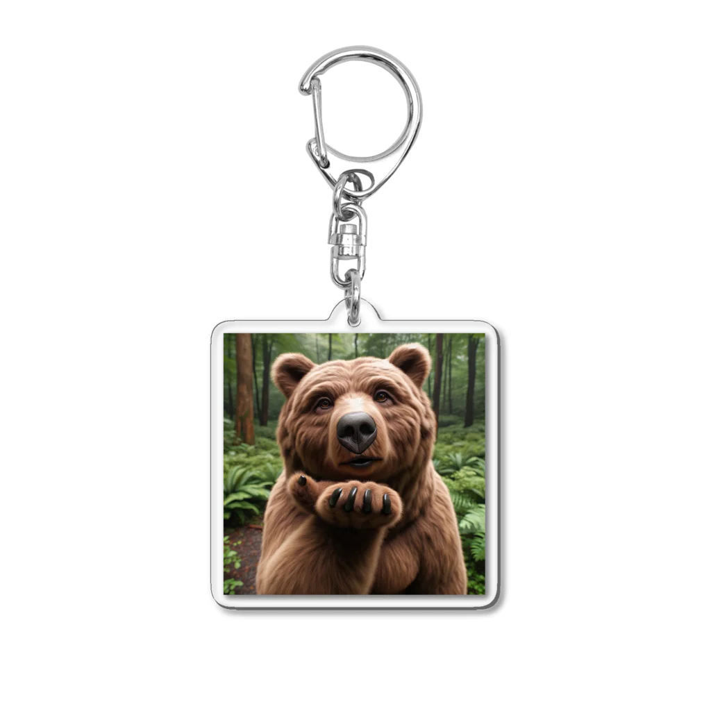 TMJの熊、クマ、ベアー Acrylic Key Chain