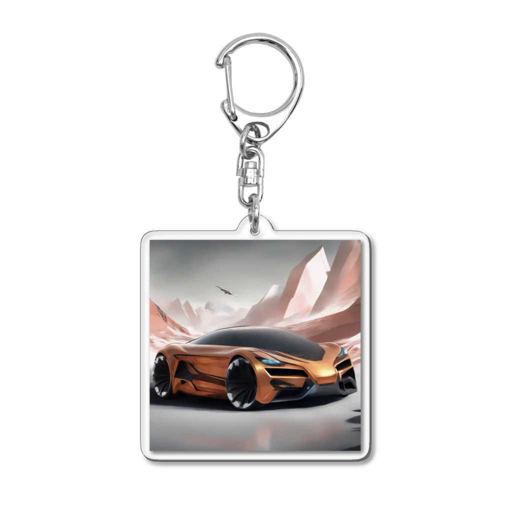 CAR-LABOのカスタムスポーツカー Acrylic Key Chain