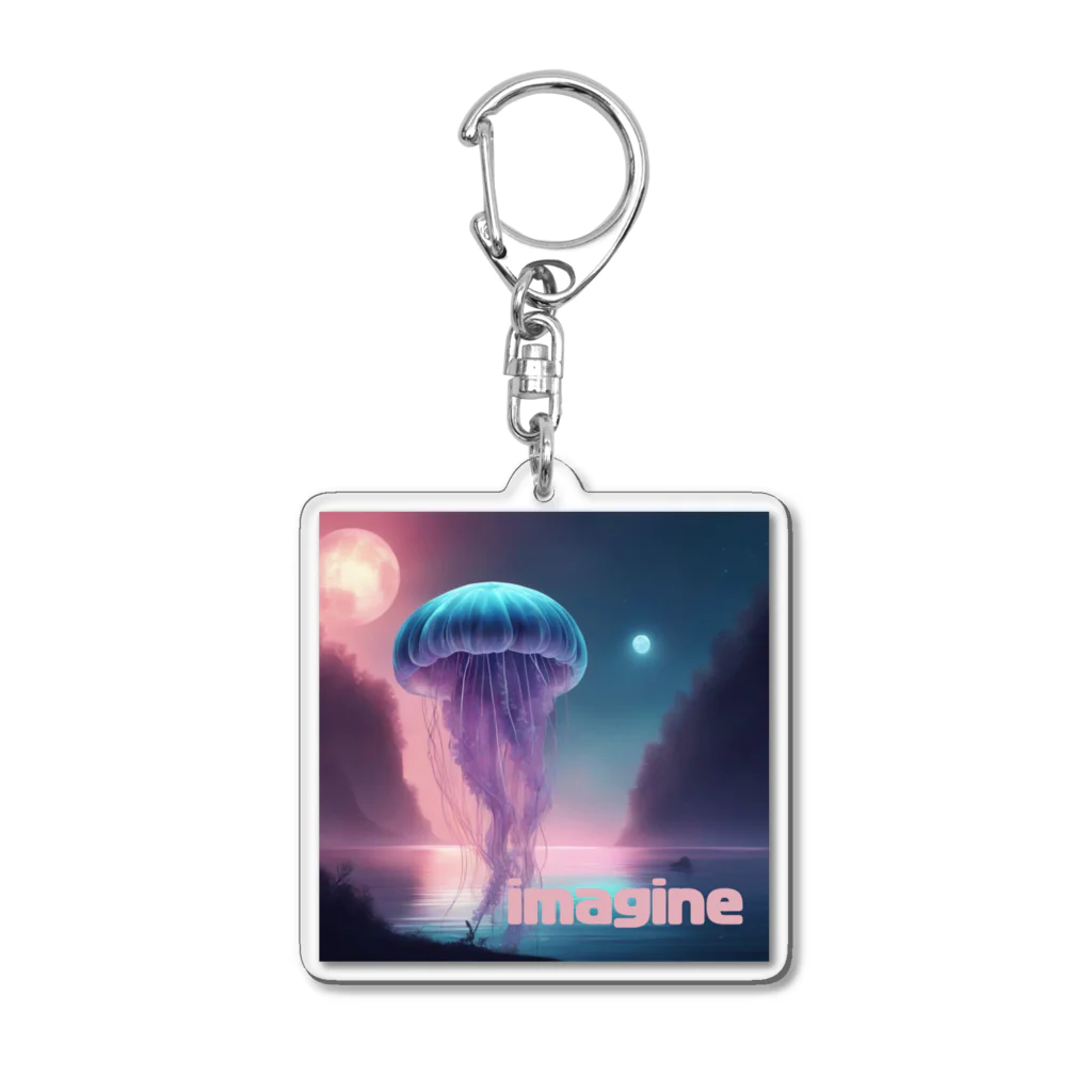 MOONのimagine　moonシリーズ２ Acrylic Key Chain