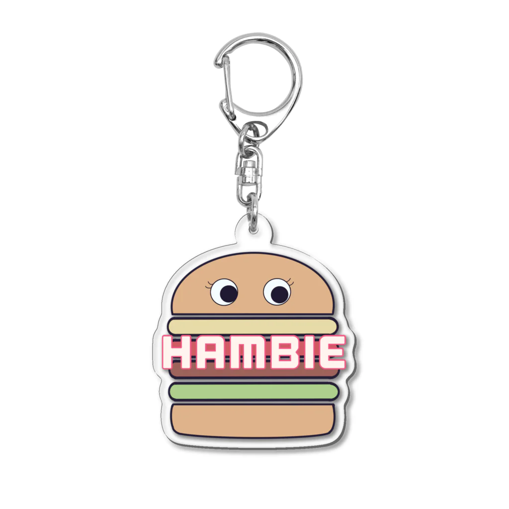 charlolの🍔ハンビーちゃん アクリルキーホルダー