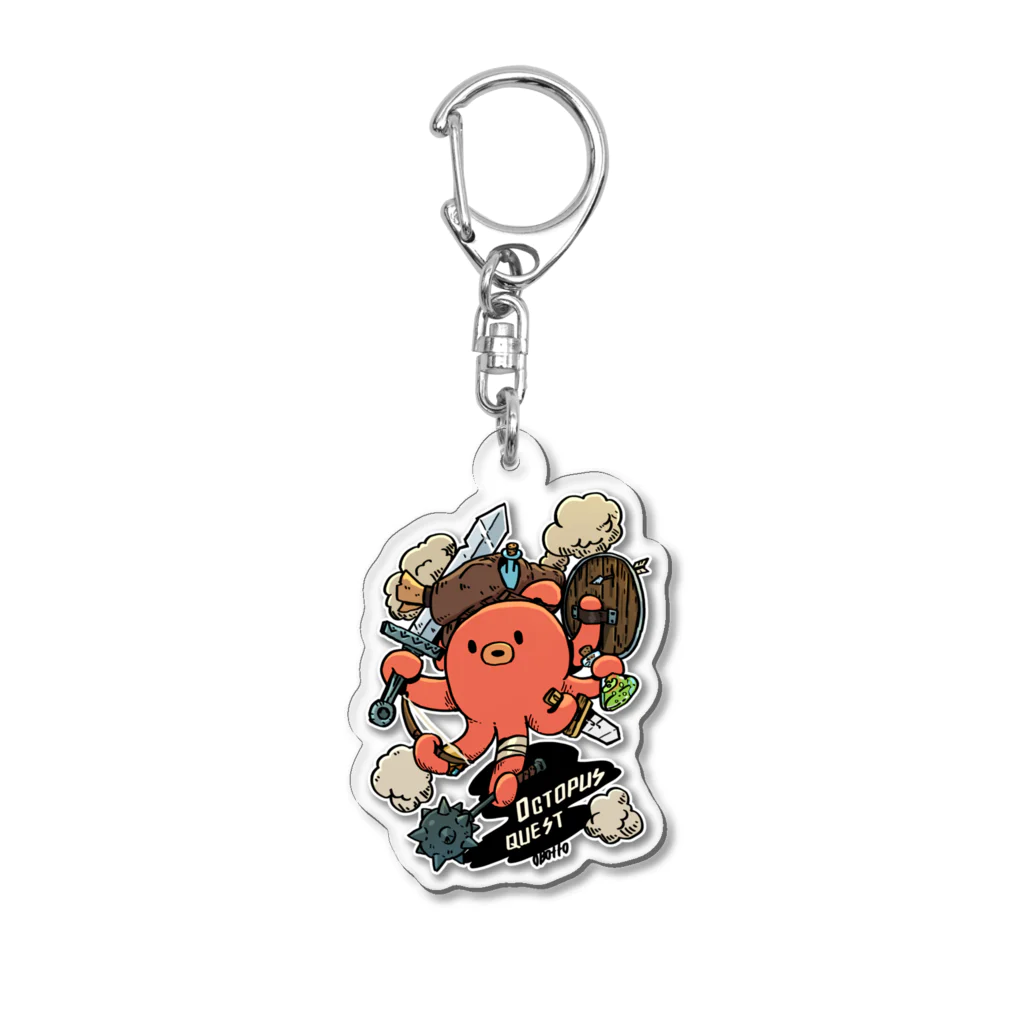 おかゆ帝国のオクトパスクエスト Acrylic Key Chain