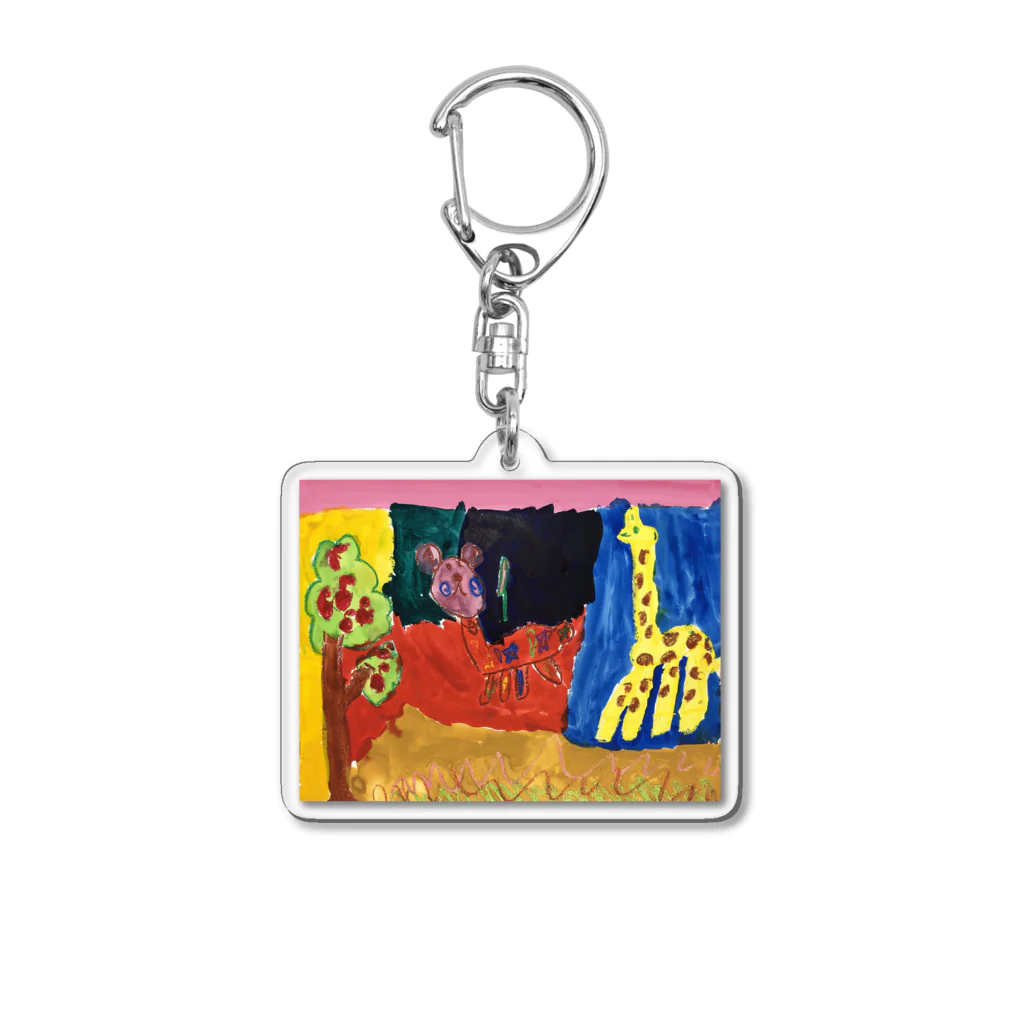 BWfamilyの夜のサバンナ Acrylic Key Chain